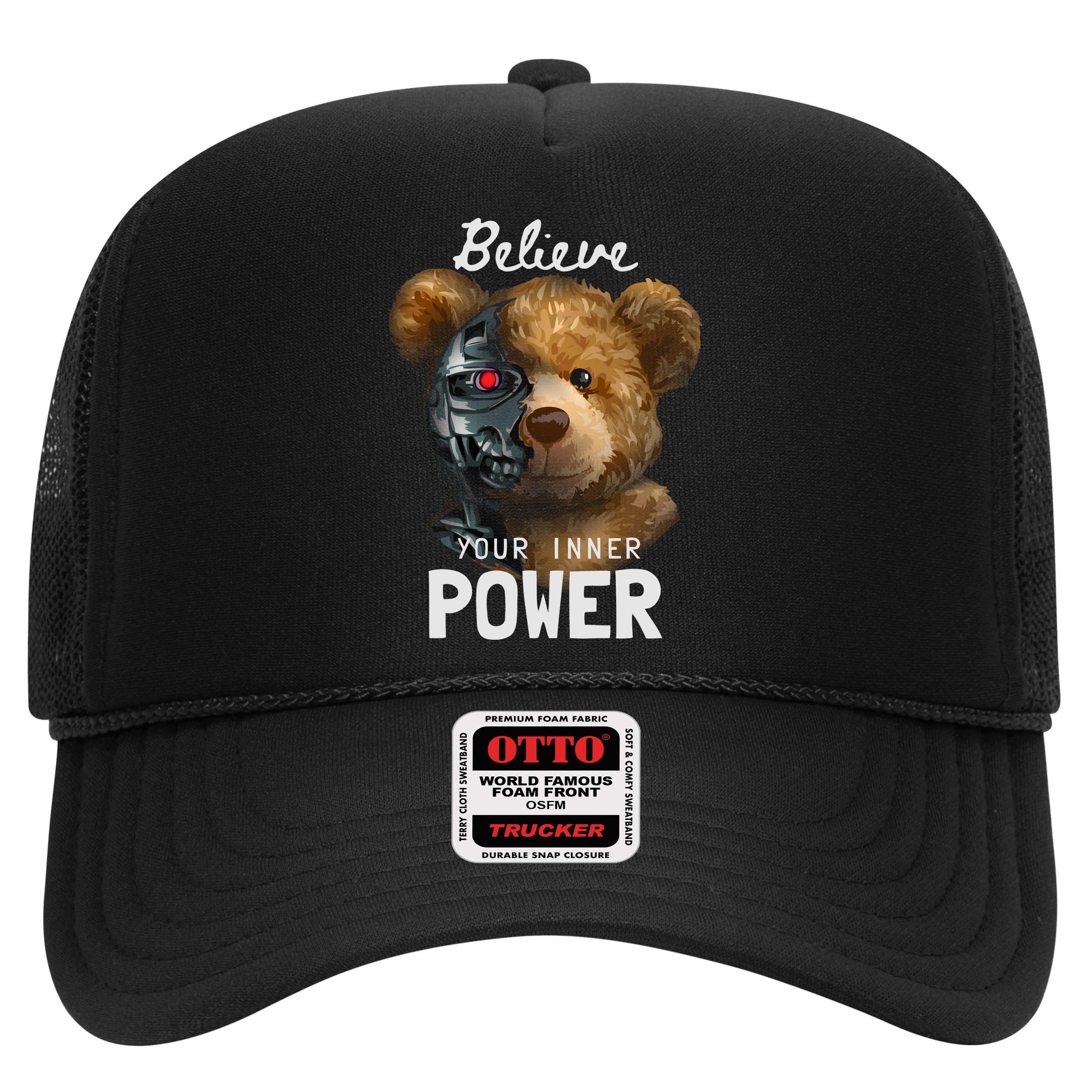 Bear Toy Half Robot Hat