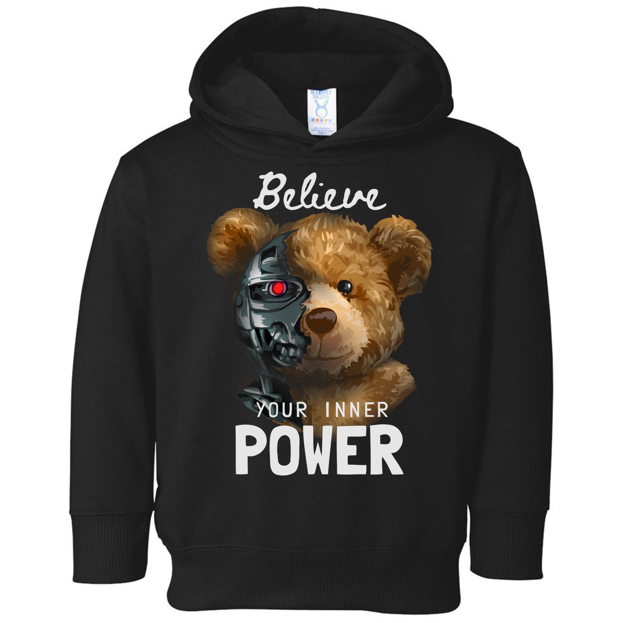 Bear Toy Half Robot Toddler Hoodie