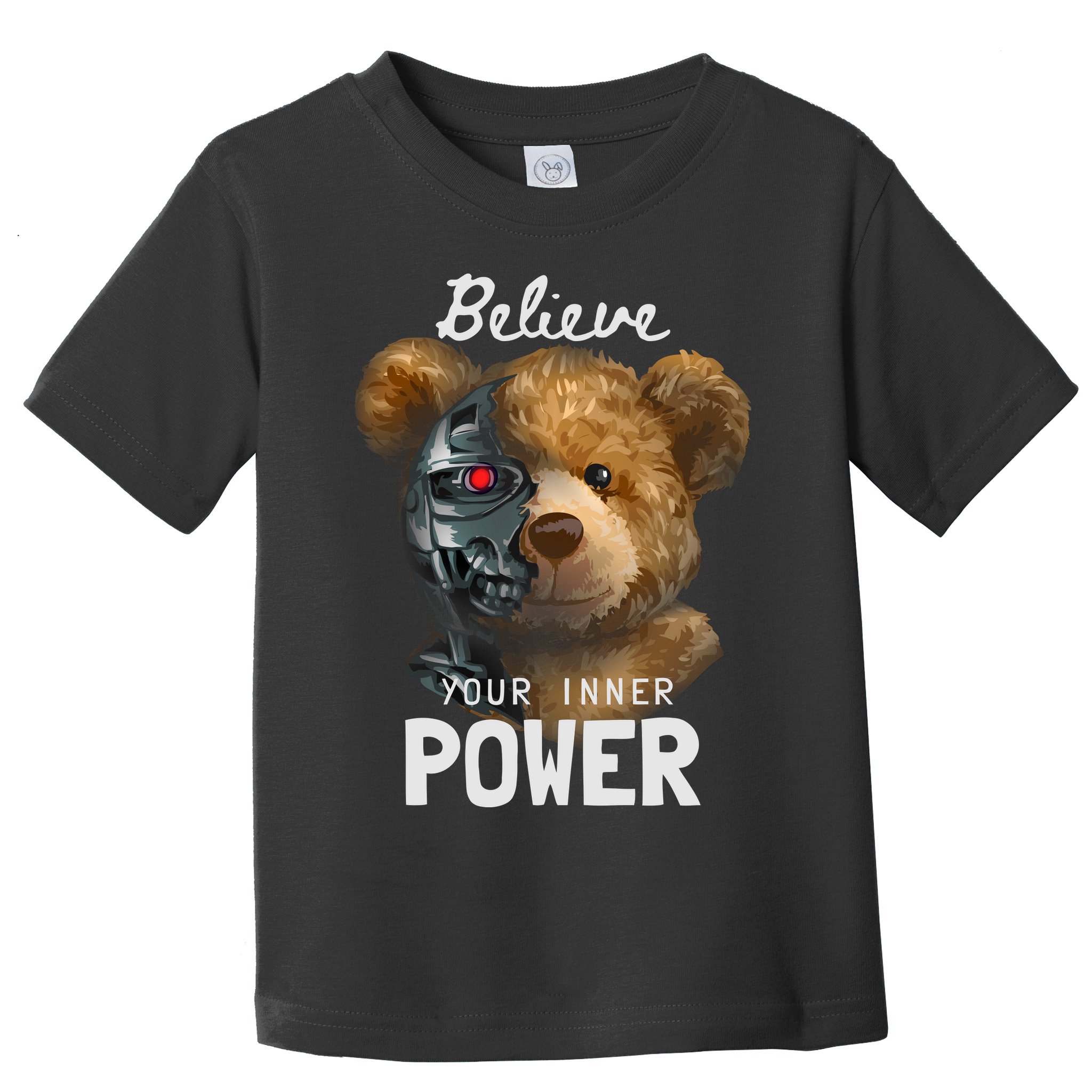 Bear Toy Half Robot Toddler T-Shirt