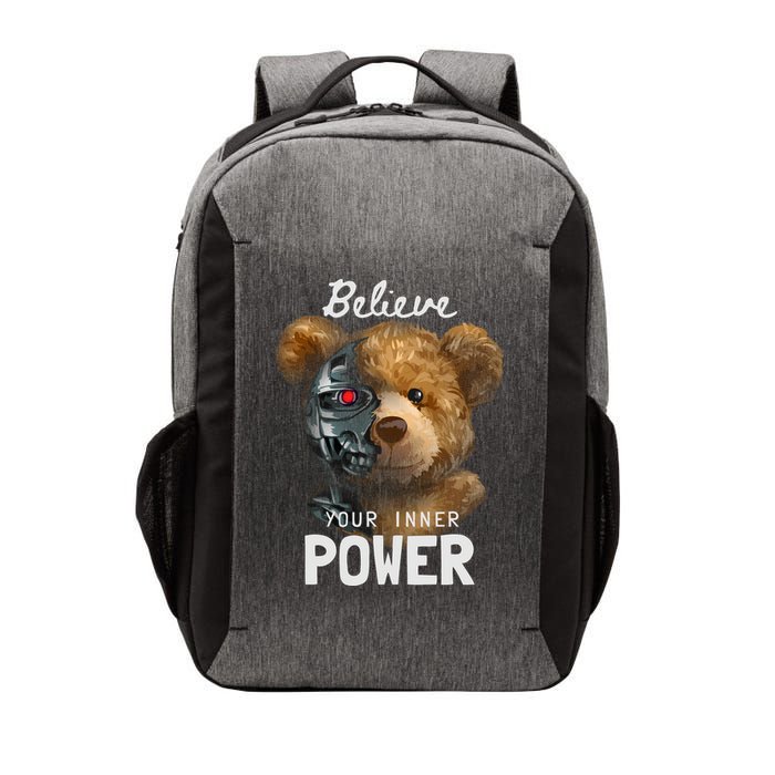 Bear Toy Half Robot Vector Backpack