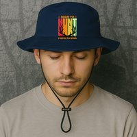 Born To Hunt Forced To Work Bucket Hat