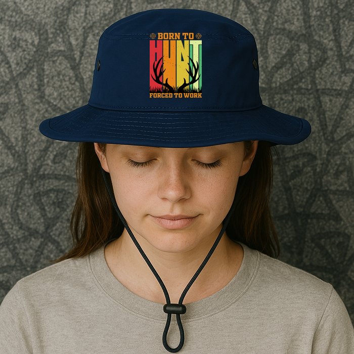 Born To Hunt Forced To Work Bucket Hat