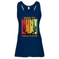 Born To Hunt Forced To Work Ladies Essential Flowy Tank