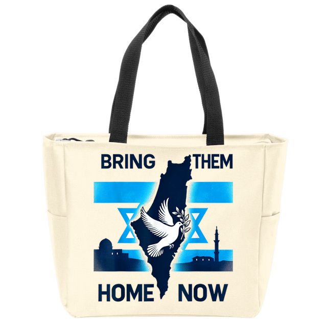 Bring Them Home Now! Stand With Israel Flag America Zip Tote Bag