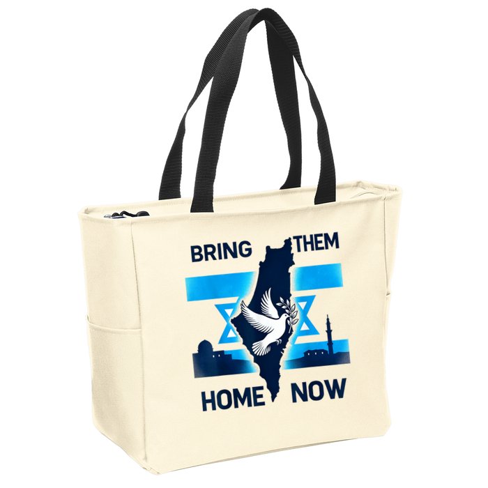 Bring Them Home Now! Stand With Israel Flag America Zip Tote Bag