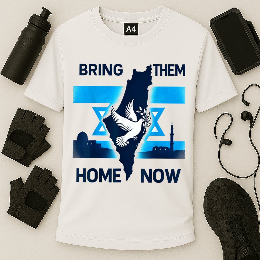 Bring Them Home Now! Stand With Israel Flag America Performance Shirt