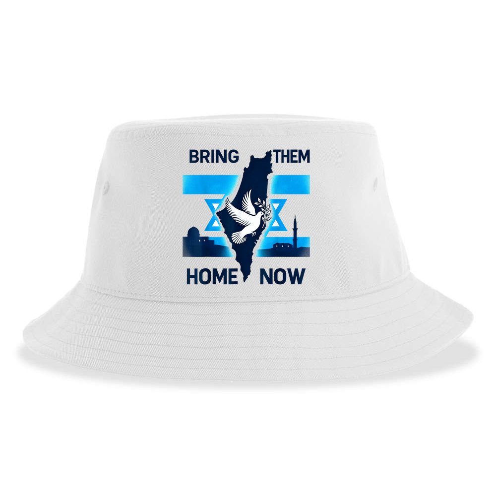 Bring Them Home Now! Stand With Israel Flag America Sustainable Bucket Hat