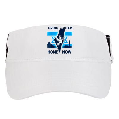 Bring Them Home Now! Stand With Israel Flag America Adult Drive Performance Visor