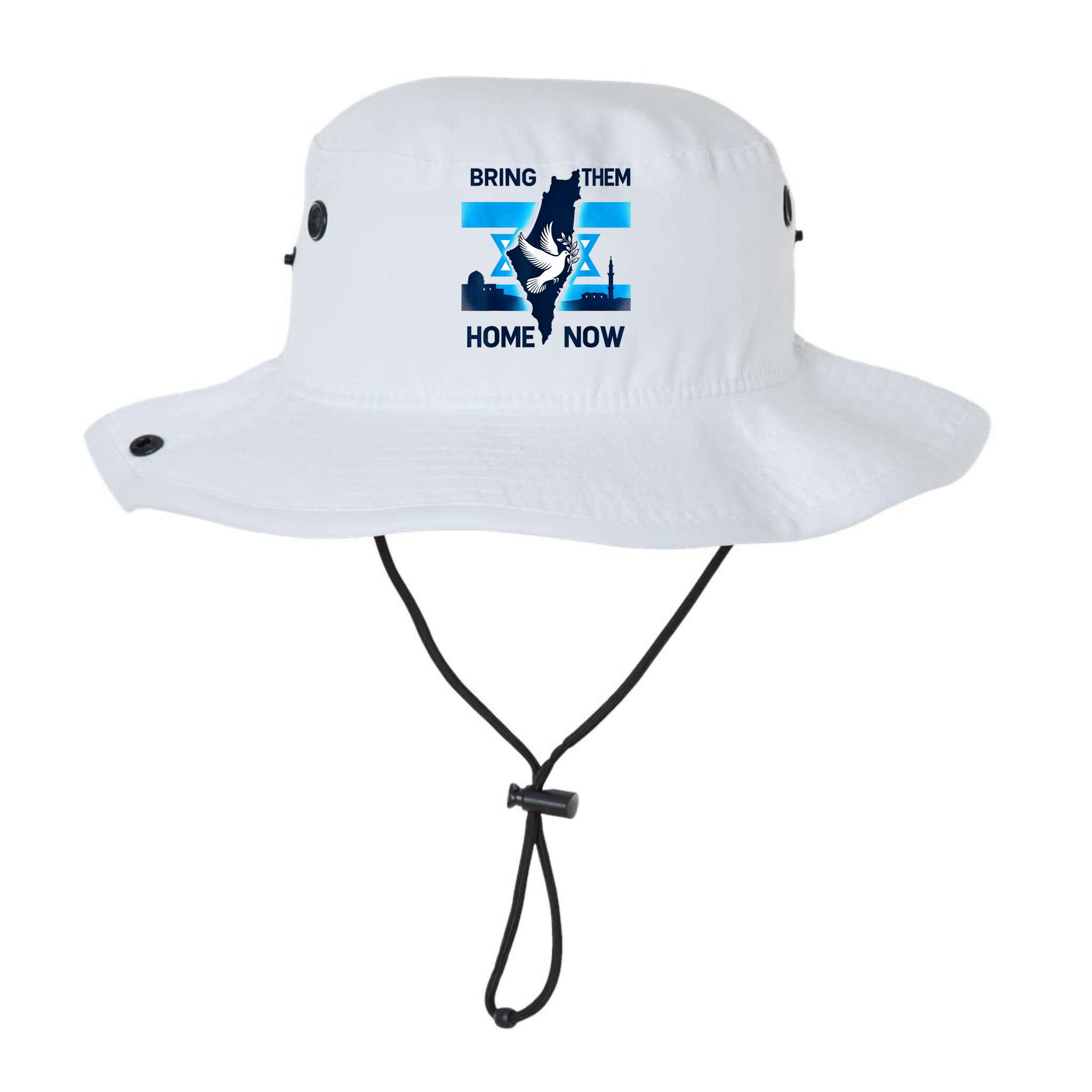 Bring Them Home Now! Stand With Israel Flag America Bucket Hat