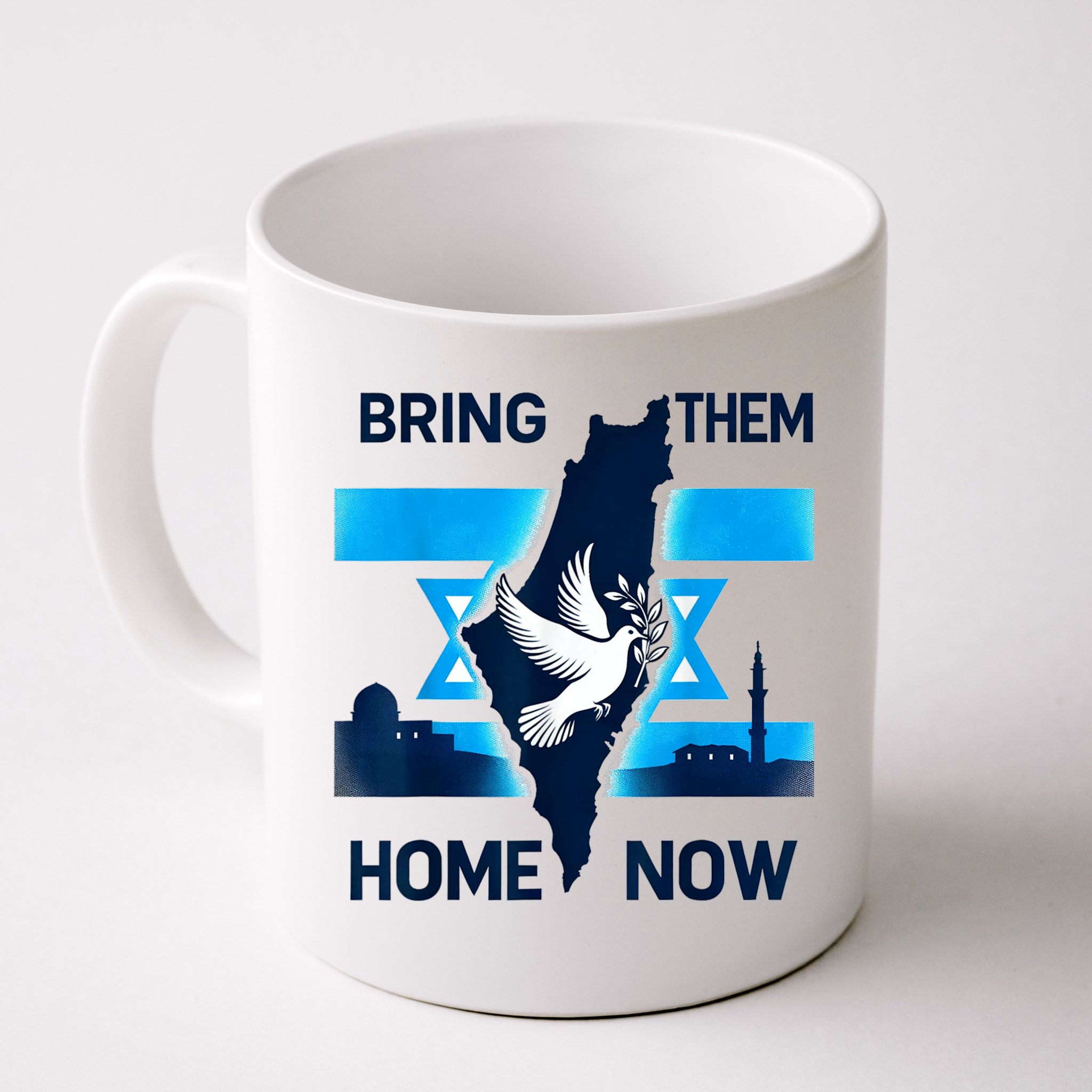 Bring Them Home Now! Stand With Israel Flag America Mug