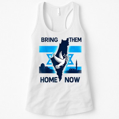Bring Them Home Now! Stand With Israel Flag America Womens Tank Top