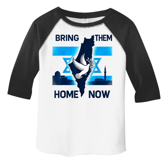 Bring Them Home Now! Stand With Israel Flag America Toddler Fine Jersey T-Shirt