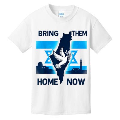 Bring Them Home Now! Stand With Israel Flag America Kids T-Shirt