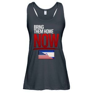 Bring Them Home Now Stand With Israel Ladies Essential Flowy Tank