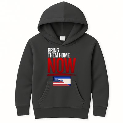 Bring Them Home Now Stand With Israel Kids Hoodie