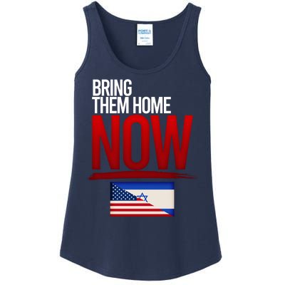 Bring Them Home Now Stand With Israel Ladies Essential Tank