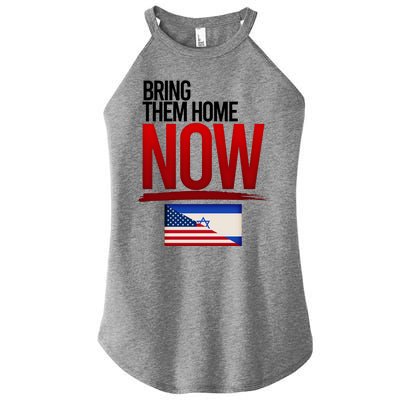 Bring Them Home Now Stand With Israel Women’s Perfect Tri Rocker Tank