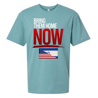 Bring Them Home Now Stand With Israel Sueded Cloud Jersey T-Shirt