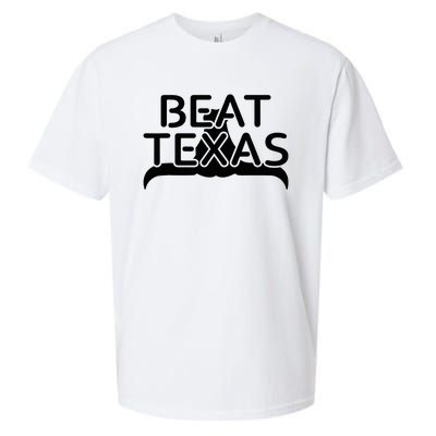 Beat Texas Horns Down Oklahoma Texas Red River Sueded Cloud Jersey T-Shirt