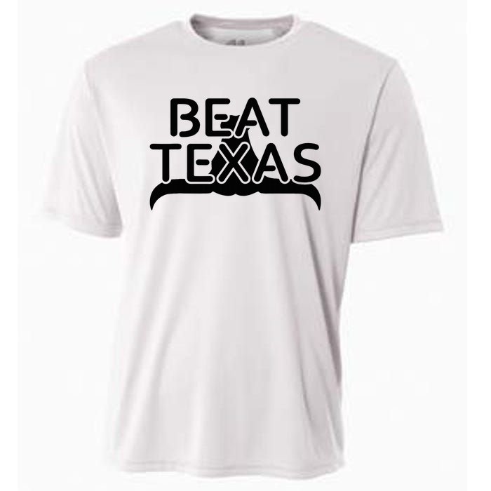 Beat Texas Horns Down Oklahoma Texas Red River Cooling Performance Crew T-Shirt