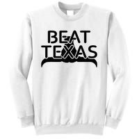 Beat Texas Horns Down Oklahoma Texas Red River Sweatshirt