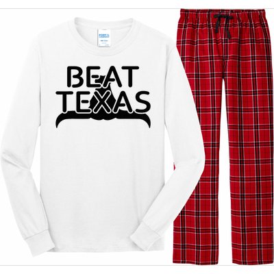 Beat Texas Horns Down Oklahoma Texas Red River Long Sleeve Pajama Set