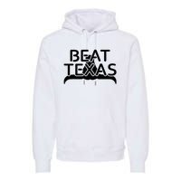 Beat Texas Horns Down Oklahoma Texas Red River Premium Hoodie