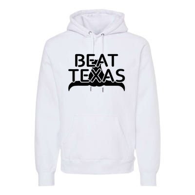 Beat Texas Horns Down Oklahoma Texas Red River Premium Hoodie