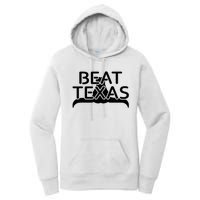 Beat Texas Horns Down Oklahoma Texas Red River Women's Pullover Hoodie