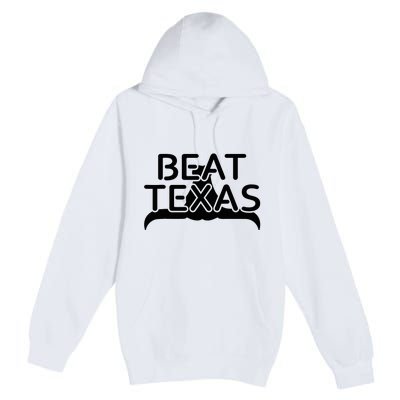 Beat Texas Horns Down Oklahoma Texas Red River Premium Pullover Hoodie