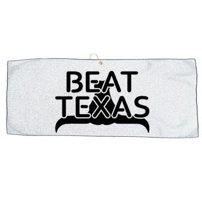 Beat Texas Horns Down Oklahoma Texas Red River Large Microfiber Waffle Golf Towel