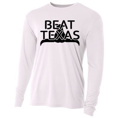 Beat Texas Horns Down Oklahoma Texas Red River Cooling Performance Long Sleeve Crew