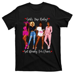 Black Trip Holidays With Friends African Diva T-Shirt