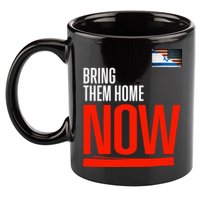 Bring Them Home Now! Stand With Israel Israel America Flag 11oz C Handle Ceramic Mug
