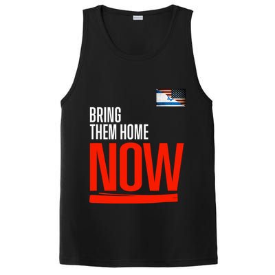 Bring Them Home Now! Stand With Israel Israel America Flag PosiCharge Competitor Tank