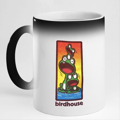 Birdhouse Tony Hawk Bird House Hook Ups Skate Brand Cartoon Hookups Hook 11oz Black Color Changing Mug