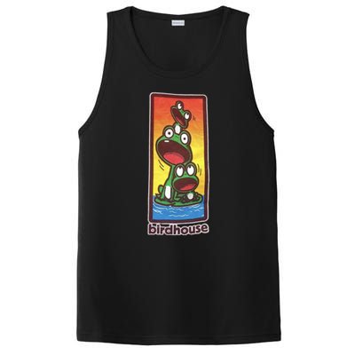 Birdhouse Tony Hawk Bird House Hook Ups Skate Brand Cartoon Hookups Hook PosiCharge Competitor Tank