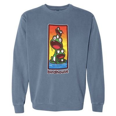 Birdhouse Tony Hawk Bird House Hook Ups Skate Brand Cartoon Hookups Hook Garment-Dyed Sweatshirt