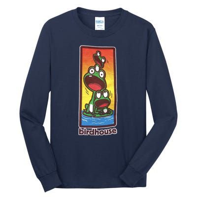 Birdhouse Tony Hawk Bird House Hook Ups Skate Brand Cartoon Hookups Hook Tall Long Sleeve T-Shirt