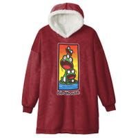 Birdhouse Tony Hawk Bird House Hook Ups Skate Brand Cartoon Hookups Hook Hooded Wearable Blanket