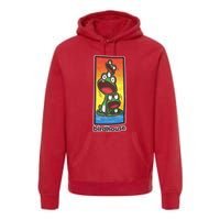 Birdhouse Tony Hawk Bird House Hook Ups Skate Brand Cartoon Hookups Hook Premium Hoodie