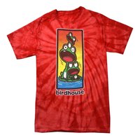 Birdhouse Tony Hawk Bird House Hook Ups Skate Brand Cartoon Hookups Hook Tie-Dye T-Shirt