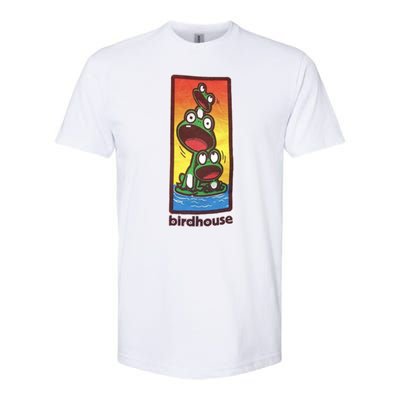 Birdhouse Tony Hawk Bird House Hook Ups Skate Brand Cartoon Hookups Hook Softstyle® CVC T-Shirt