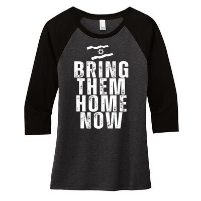 Bring Them Home Now Women's Tri-Blend 3/4-Sleeve Raglan Shirt