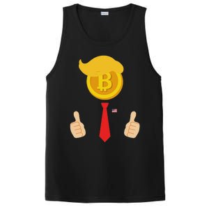 Bitcoin Trump Hair Cryptocurrency President Tru Mp 4547 Maga PosiCharge Competitor Tank