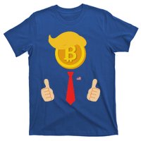 Bitcoin Trump Hair Cryptocurrency President Tru Mp 4547 Maga T-Shirt