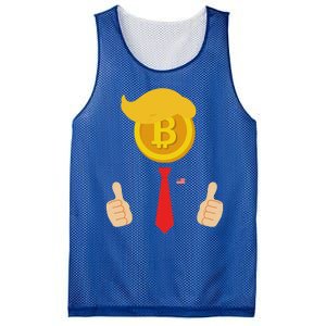 Bitcoin Trump Hair Cryptocurrency President Tru Mp 4547 Maga Mesh Reversible Basketball Jersey Tank