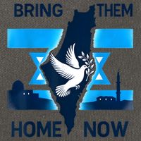 Bring Them Home Now! Stand With Israel Flag America Cotton Canvas Backpack