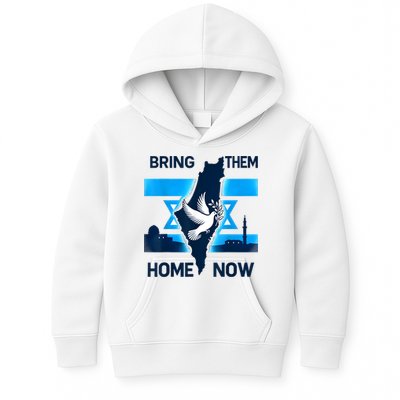Bring Them Home Now! Stand With Israel Flag America Kids Hoodie