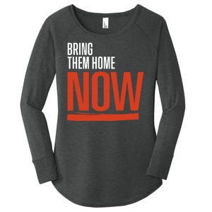 Bring Them Home Now Women's Perfect Tri Tunic Long Sleeve Shirt